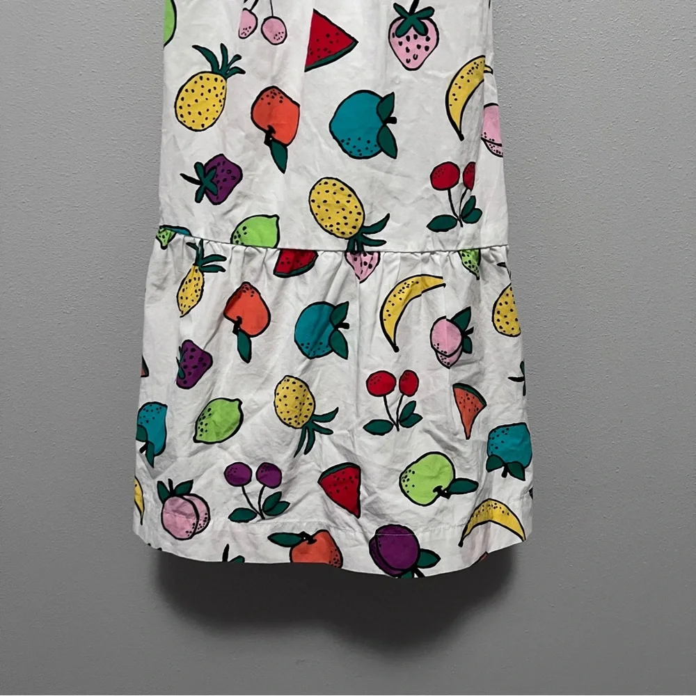 Hanna Andersson Fruit Print Tiered Smocked Dress Size 6/7